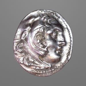 Click here to go to the Ancient Greek Macedonia, Alexander III - Zeus Drachm Coin page