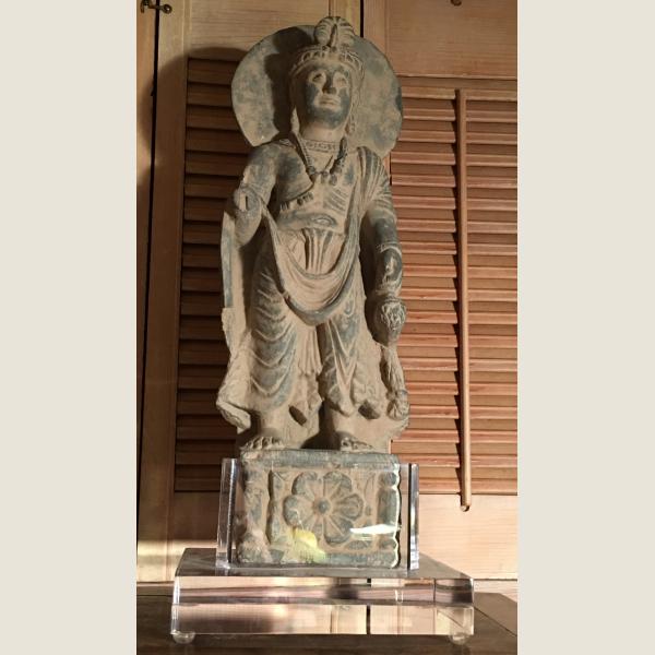 Ancient Gandharan Standing Bodhisattva