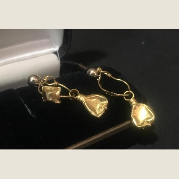 Ancient Roman Gold Earrings