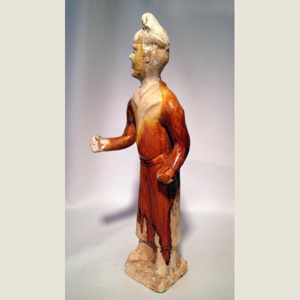 Ancient ChineseTang Dynasty Rare Glazed Figure