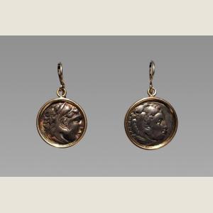 Click here to go to the Ancient Greek Alexander the Great Earrings page