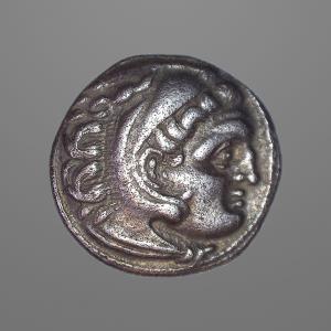 Click here to go to the Ancient Greek Macedonia, Alexander III - Zeus Drachm Coin page