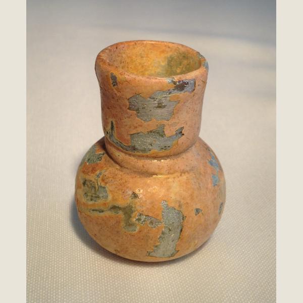 Ancient Roman Blown Glass Bottle
