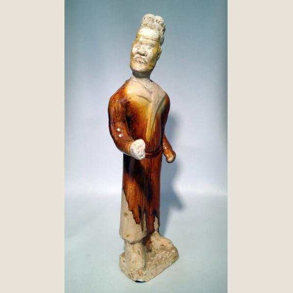 Ancient ChineseTang Dynasty Rare Glazed Figure