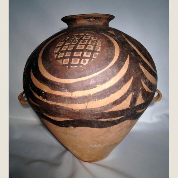 Ancient Chinese Neolithic Yangshao Painted Terracotta Vessel